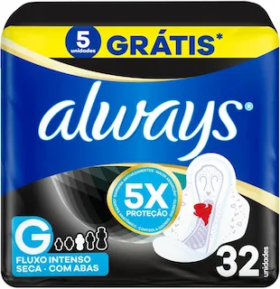 absorvente always tranquilas