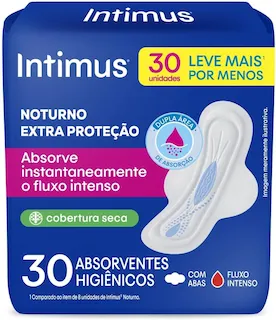 absorvente intimus noturno