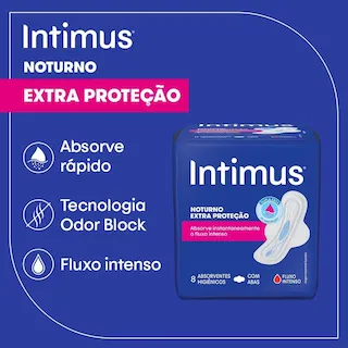 absorvente intimus noturno