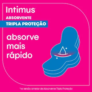 absorvente intimus tripla