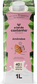 leite vegetal a tal amendoa