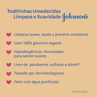 lenco umedecido johnson's 44