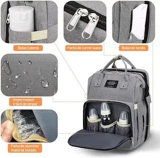 mochila maternidade living